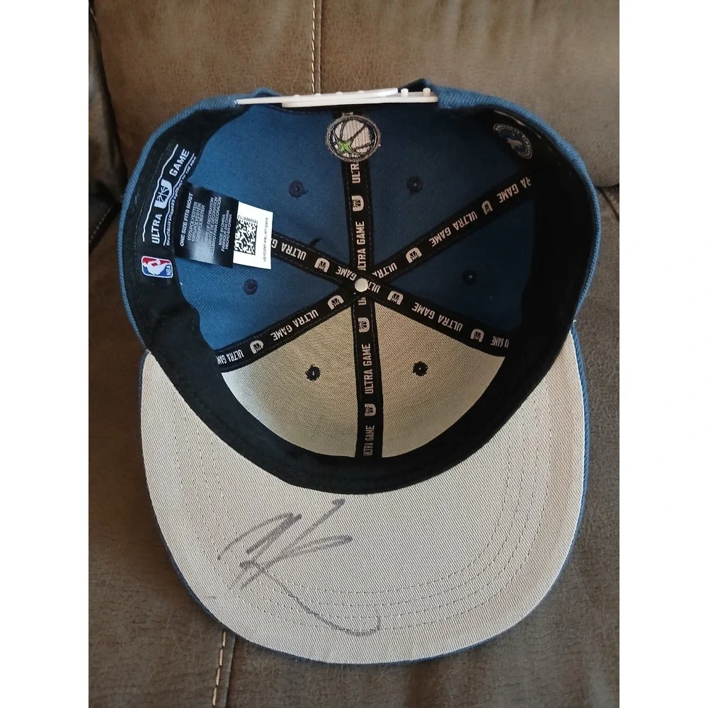 Signed Player#42 MN Timberwolfs NBA Ultra game offically licensed cap hat‎ #1118